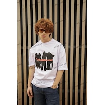 Startmore Unisex Unavailable World Tshirt Beyaz
