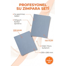 Starcke Su Zımparası Seti 150-220 Kum 230x280 Mm 2 Parça Islak Kuru Tabaka