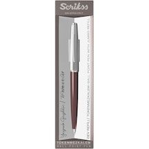 Scrikss 78 Metropolis Tükenmez Kalem Bordo