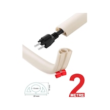 Greentech Esnek Kablo Kanalı Krem / Gt-kk13