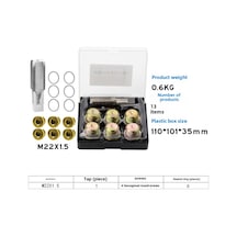 Geeroyoo M22x1.5 Araba Yağ Panosu Vida Uçuk Tamiri Aleti - Vida Ve Iğne Tamiri, Dayanıklı Malzeme, Kolay Kullanım