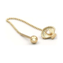 Baget Taşlı İstiridye Tragus Küpe