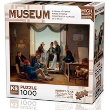 Ks Games 1000 Parça Danimarkalı Sanatçılar Roma'da Puzzle