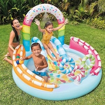Intex Şişme Eğlence Havuzu Kaydıraklı 170 Cm. Çok Renkli