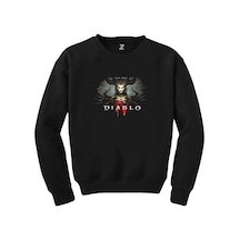 Diablo Iv Lilith Siyah Sweatshirt Siyah