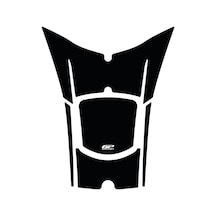 Gp Kompozit Honda Pcx 125 / 150 2025-2026 Uyumlu Tank Pad Siyah