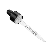 Cam Dereceli Metal Siyah Kapak 18 Mm 30 Ml Şişe Uyumlu 1500 Adet