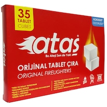 Ataş Mangal Kömürü Şömine Soba Tutuşturucu Tablet Çıra 35li
