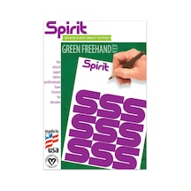 Spirit Green Freehand Dövme Transfer Kağıdı 8.5 X 11 100 Adet Yeşil Freehand Stencil Kağıdı