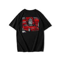 Brz Collection Unisex Oversize Bmw E46 M3 T-shirt-siyah Siyah