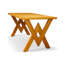 Neiwel Garden Venus Doğal Ahşap Bahçe Yemek Masası-100-180 Açık Ceviz