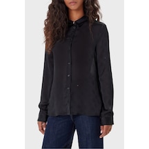 Guess Bayan Gömlek W5yh1a Whcr2 Jblk Siyah Siyah