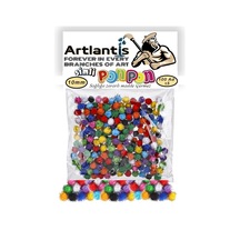 Simli Ponpon 10 Mm 100 Lü 1 Paket Karışık Renk Pon Pon 10 Mm Pompom 1 Cm Elişi Etkinliği Anasınıfı Kreş Okul Öncesi Pom Pom