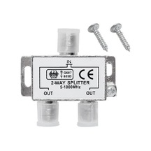 3C 2 Li Uydu Splitter Kablo Tv Rg6 Anten Çoklayıcı Dağıtıcı