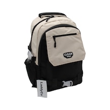 Çok Bölmeli Modern Okul Sırt Çantası Unisex Okul Çantası 26011 Siyah