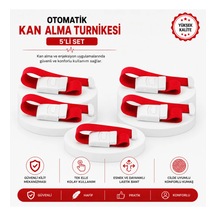 Otomatik Kan Alma Turnikesi 5'li Set