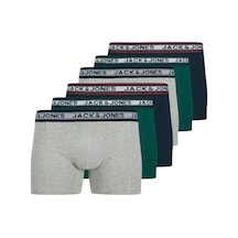 Jack & Jones Jack Jones Erkek 6 Lı Paket Pamuklu Boxer 12270759 Çok Renkli