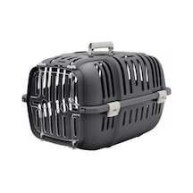 Ferplast Jet Kedi Köpek Taşıma Çantası Gri Klipsli