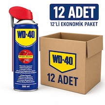 Wd-40 Çok Amaçlı Genel Koruyucu Yağlayıcı Pas Sökücü Sprey 350 Ml Kobra Başlık 12 Adet 12'li Paket