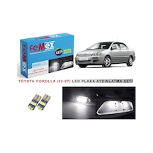 Toyota Corolla Uyumlu 2002-2007 Led Plaka Aydınlatma Ampul Seti Femex Parlak Beyaz