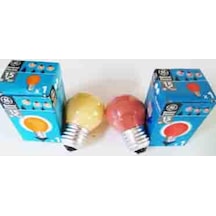 Ge Gece Lambası 15W E27 Duy Kırmızı Ve Turuncu