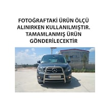 Mercedes Citan 2012-2020 Yüksek Ön Koruma - Bull Bar -iki Ara Borulu - Kartersiz - Terepon B