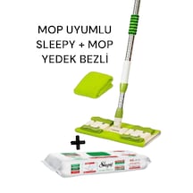 Sleepy Uyumlu Mop + Mop Uyumlu Sleepy Yüzey Temizlik Havlusu 50'lu