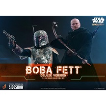 Hot Toys Boba Fett (The Mandalorian) Deluxe Version Sixth Scale Figure 907747 - Television Masterpiece Series 34 – Star Wars: The Mandalorian