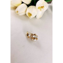 Top İnci Küpe Çok Renkli