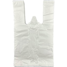 Kalın Beyaz Poşet Mini Boy Hışır Atlet Poşet Market Manav Poşeti Çöp Poşeti 5 Kg
