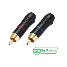 Losen Le5040 Rca Erkek Konnektör ( 10 lu Paket )