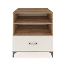 Kronos Şifonyer 2 Raflı Tek Çekmeceli 88x59x96 Çam-aytaşı Çam