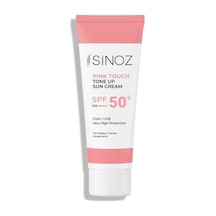 Sinoz SPF50+ Pink Touch Ton Eşitleyici Pembe Yüz Güneş Kremi PA++++ 50 ML
