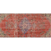Vintage Eskitme El Dokuma Halı 122 X 219 Cm 9179