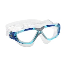 Aqua Sphere Vista Aqua/Gri - Şeffaf Lensli Yüzücü Gözlüğü Yüzücü Beyaz