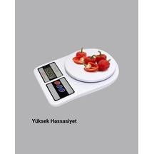 Hassas Dijital Mutfak Terazisi 5kg Kapasite 1g Ölçüm Çok Renkli