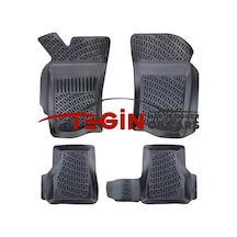Fiat Palio 2013 Geometrik Desenli 3d Havuzlu Oto Paspas Siyah