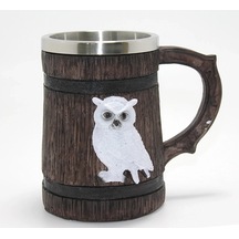 Harry Potter Hedwig Temalı 3d Kabartmalı Çelik Kupa Bardak Alk4378