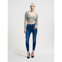 LOFT Natalie Skinny Fit Kadın Pantolon Lf2034219 Q1.v1 Denim