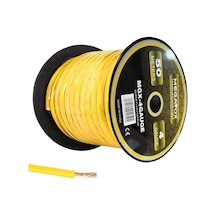 Megavox Mgx-4gauge Oto Anfi Tesisat Kablosu Silikon 4ga 50 Metre Sarı