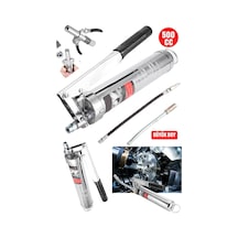 Deko Sl500cc 500cc Gres Yağ Pompası Endüstriyel Tip, Yüksek Basınçlı Tabanca + Çift Mandallı Gres