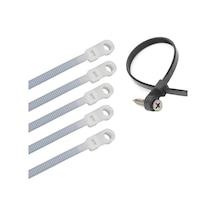 Pm-26330 Vida Delikli Kablo Bağı Plastik Kelepçe 100lü Paket Beyaz 3.6x150mm Pm-26330 Vida Delikli Kablo Bağı Plastik Kelepçe 100lü Paket Beyaz 3.6x150mm