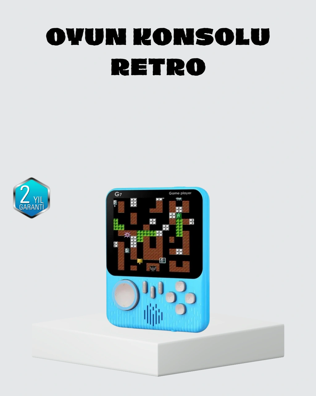 666 Oyunlu Retro Mini Oyun Konsolu - 3.5" Lcd Ekran Ve Çift Kişilik Oyun