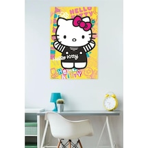 Çocuk Odaları İçin Hello Kitty Tasarımlı Duvar Posteri 45x30