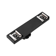 Youtek Nikon Kameralar İçin Çiftli Hot Shoe Adaptörü Ve Uzatma Braketi - Ws-2n