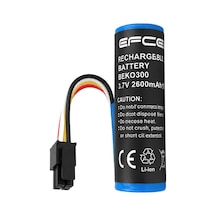Efcell Beko 300 Tr 3.7v / 3.6v 2600mah 9.62wh 4 Pin Soketli Li-ıon Yazar Kasa Pos Batarya Pili Vps906r