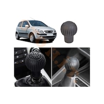 Hyundai Getz Manuel Uyumlu Vites Kılıfı Masajlı Mat Siyah