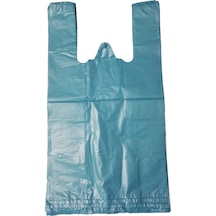 Mavi Poşet Renkli Poşet Atlet Orta Boy 28X45 Cm 1 Kg
