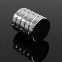5 Adet Çap 20Mm X Kalınlık 5Mm Yuvarlak Güçlü Neodyum Mıknatıs