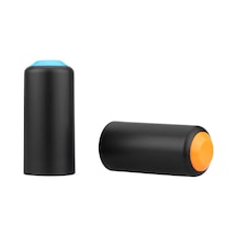 Kangvka Shure Pgx Kablosuz Mikrofon İçin 2 Adet Pil Kapağı - Siyah Plastik Malzeme